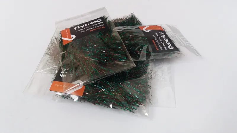 Flybox Holo Polar Chenille in Bronze and Green-1